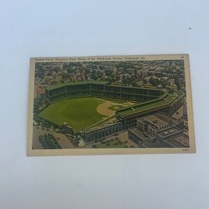 Euc Vintage Forbes Field home of the Pittsburgh pirates Postcard